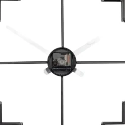 Kirkland's Home Quatrefoil Iron Cut-Out Wall Clock- Clocks