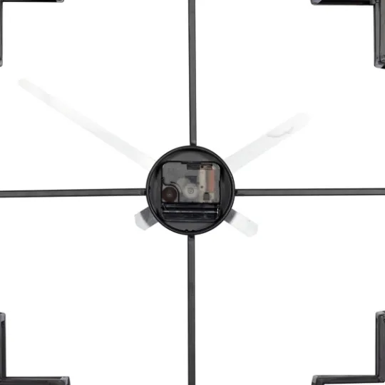 Kirkland's Home Quatrefoil Iron Cut-Out Wall Clock- Clocks
