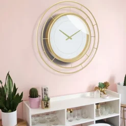 Kirkland's Home Radial Wire Metal Wall Clock- Clocks