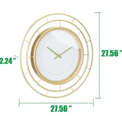 Kirkland's Home Radial Wire Metal Wall Clock- Clocks
