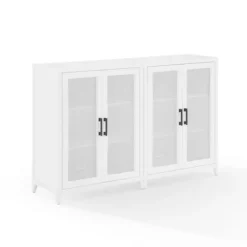 Kirkland's Home Rattan 4-Doors Wood Cabinet- Tv Stands & Media Consoles
