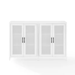 Kirkland's Home Rattan 4-Doors Wood Cabinet- Tv Stands & Media Consoles