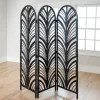 Kirkland's Home Rattan Open Arches Room Divider- Decorative Accents