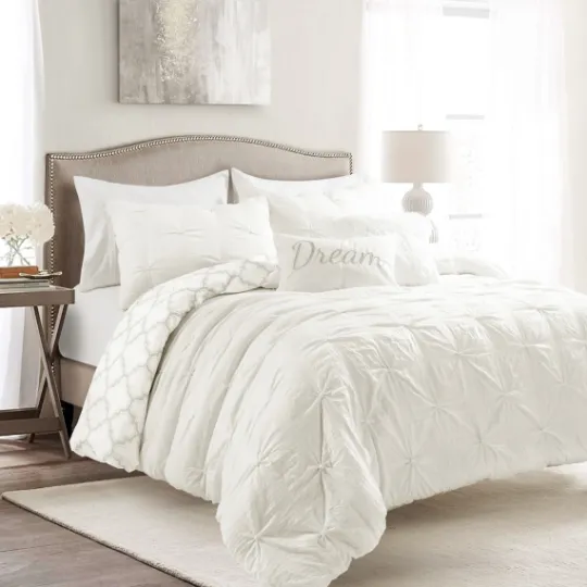 Kirkland's Home Ravello Tuck 7-Pc. King Comforter Set- Comforters