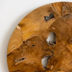 Kirkland's Home Raw Teak Root Medallion Wall Plaque- Wall Plaques