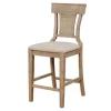 Kirkland's Home Ray With Gray Wash Finish Counter Stool- Bar Stools & Counter Height Stools