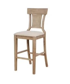 Kirkland's Home Ray With Washed Finish Bar Stool- Bar Stools & Counter Height Stools