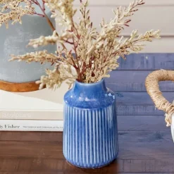 Kirkland's Home Reactive Ribbed Vase, 7 In.- Vases