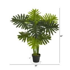 Kirkland's Home Real Touch Potted Tree Philodendron, 40 In.- Trees & Topiaries