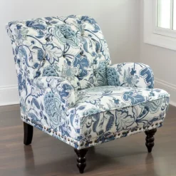 Kirkland's Home Rebecca Tufted Accent Chair- Accent Chairs