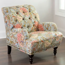 Kirkland's Home Rebecca Tufted Accent Chair- Accent Chairs