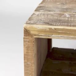 Kirkland's Home Reclaimed Natural Wood Distressed Coffee Table- Coffee Tables