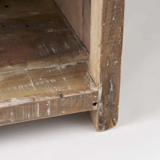 Kirkland's Home Reclaimed Natural Wood Distressed Coffee Table- Coffee Tables
