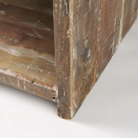 Kirkland's Home Reclaimed Natural Wood Distressed Coffee Table- Coffee Tables