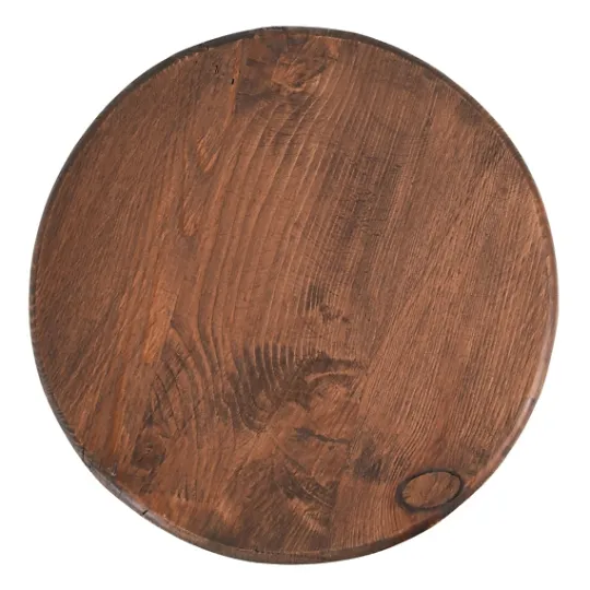 Kirkland's Home Reclaimed Pine Wood Adjustable Counter Stool- Bar Stools & Counter Height Stools