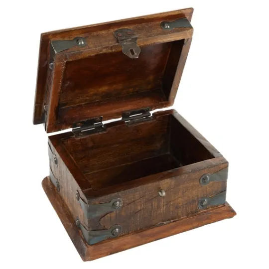 Kirkland's Home Reclaimed Wood Antique Box Set, Set Of 3- Baskets & Boxes