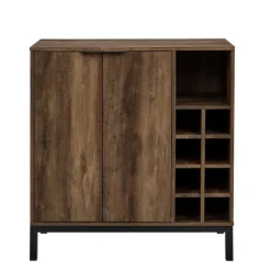 Kirkland's Home Reclaimed Wood Industrial Bar Cabinet- Cabinets & Sideboards