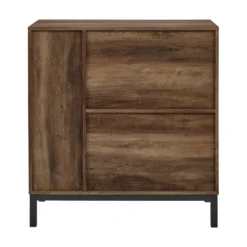 Kirkland's Home Reclaimed Wood Industrial Bar Cabinet- Cabinets & Sideboards