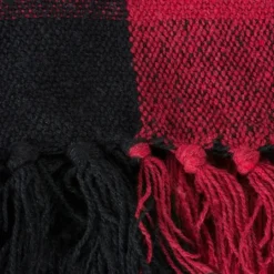 Kirkland's Home Red And Black Buffalo Check Throw- Blankets & Throws