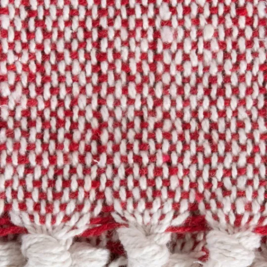 Kirkland's Home Red And White Buffalo Check Throw- Blankets & Throws