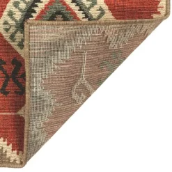 Kirkland's Home Red Bali Medallion Indoor/Outdoor Area Rug, 4X7- Outdoor Rugs