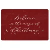 Kirkland's Home Red Believe In The Magic Of Christmas Floor Mat- Kitchen & Floor Mats