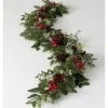 Kirkland's Home Red Berry And Pine Christmas Garland, 72 In.- Arrangements & Greenery