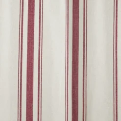 Kirkland's Home Red Farmhouse Stripe Curtain Panels, Set Of 2- Curtains & Drapes