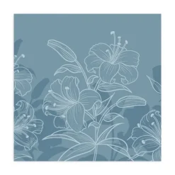 Kirkland's Home Regent Gray Floral Peel And Stick Wall Mural- Wall Murals & Wall Decals