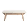 Kirkland's Home Remi Stripe Upholstered Bench- Benches & Ottomans