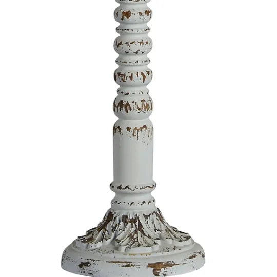 Kirkland's Home Resin Distressed Spindle Buffet Lamp- Buffet Lamps