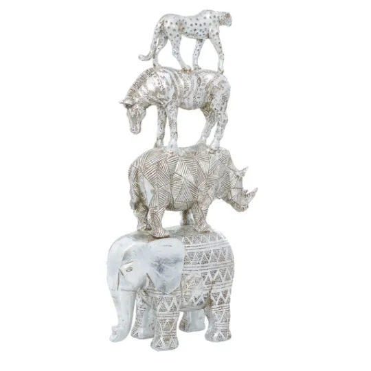 Kirkland's Home Resin Stacked Animals Sculpture- Statues & Figurines