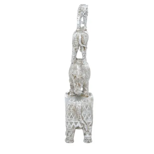 Kirkland's Home Resin Stacked Animals Sculpture- Statues & Figurines