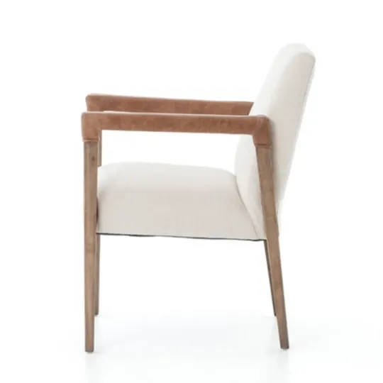 Kirkland's Home Reuben Harbor Natural Dining Chair- Dining Chairs