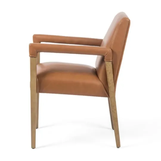 Kirkland's Home Reuben Sierra Butterscotch Dining Chair- Dining Chairs