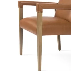 Kirkland's Home Reuben Sierra Butterscotch Dining Chair- Dining Chairs