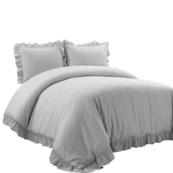 Kirkland's Home Reyna Ruffle 3-Pc. King Duvet Set- Duvets
