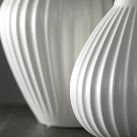 Kirkland's Home Ribbed Teardrop Vases, Set Of 2- Vases