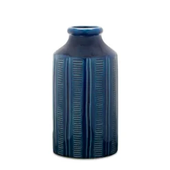 Kirkland's Home Ribbed Terracotta Vase, 10 In.- Vases