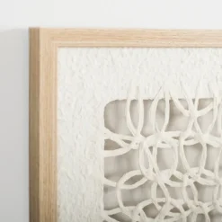 Kirkland's Home Rice Paper Shadowbox Wall Plaque- Wall Plaques