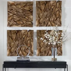 Kirkland's Home Rio Natural Wood Wall Plaque- Wall Plaques