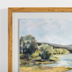 Kirkland's Home River Landscape Framed Art Print- Framed Art