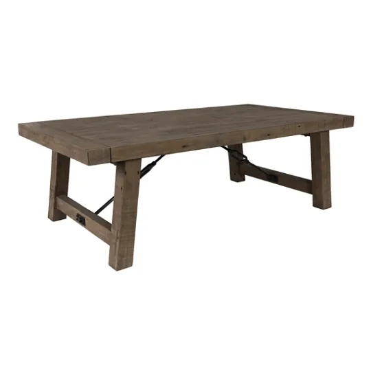 Kirkland's Home Roane Gray Reclaimed Pine Coffee Table- Coffee Tables