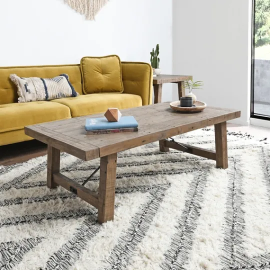 Kirkland's Home Roane Gray Reclaimed Pine Coffee Table- Coffee Tables