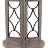Kirkland's Home Roberta Wood Decorative Metal Accent Table- Accent & End Tables