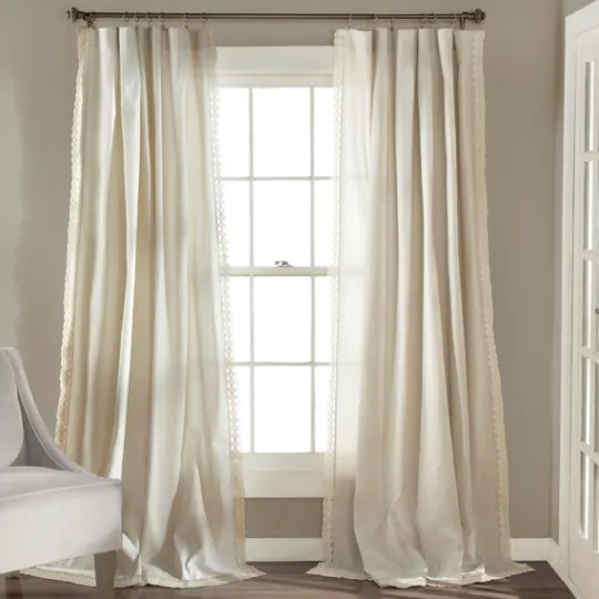 Kirkland's Home Rosalie Curtain Panel Set, 108 In.- Curtains & Drapes