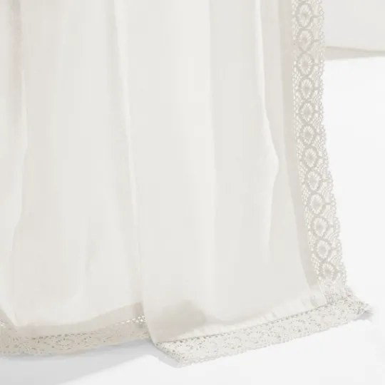 Kirkland's Home Rosalie Lace Curtain Panel Set, 108 In.- Curtains & Drapes