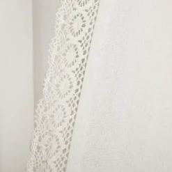 Kirkland's Home Rosalie Lace Curtain Panel Set, 108 In.- Curtains & Drapes