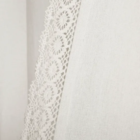 Kirkland's Home Rosalie Lace Curtain Panel Set, 108 In.- Curtains & Drapes