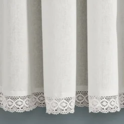 Kirkland's Home Rosalie Lace Curtain Panel Set, 63 In.- Curtains & Drapes